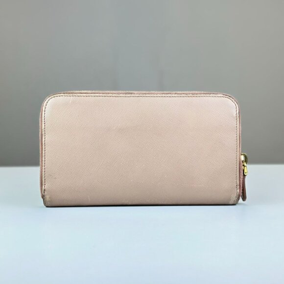 Prada Cream Saffiano Leather Wallet - Picture 2 of 8